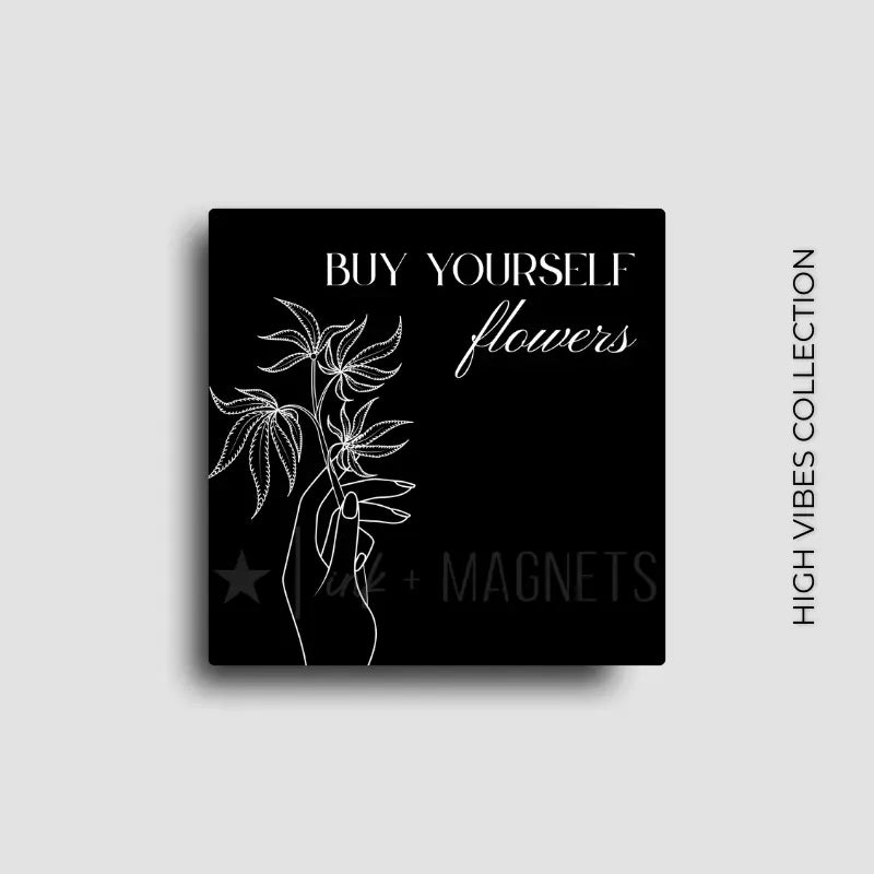 funny cannabis flower magnet