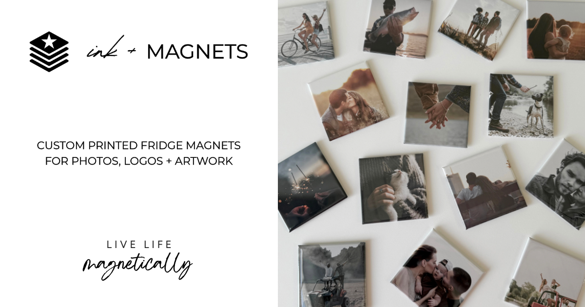 Custom Printed Fridge Magnets - Photos, Brands & Art | Ink and Magnets