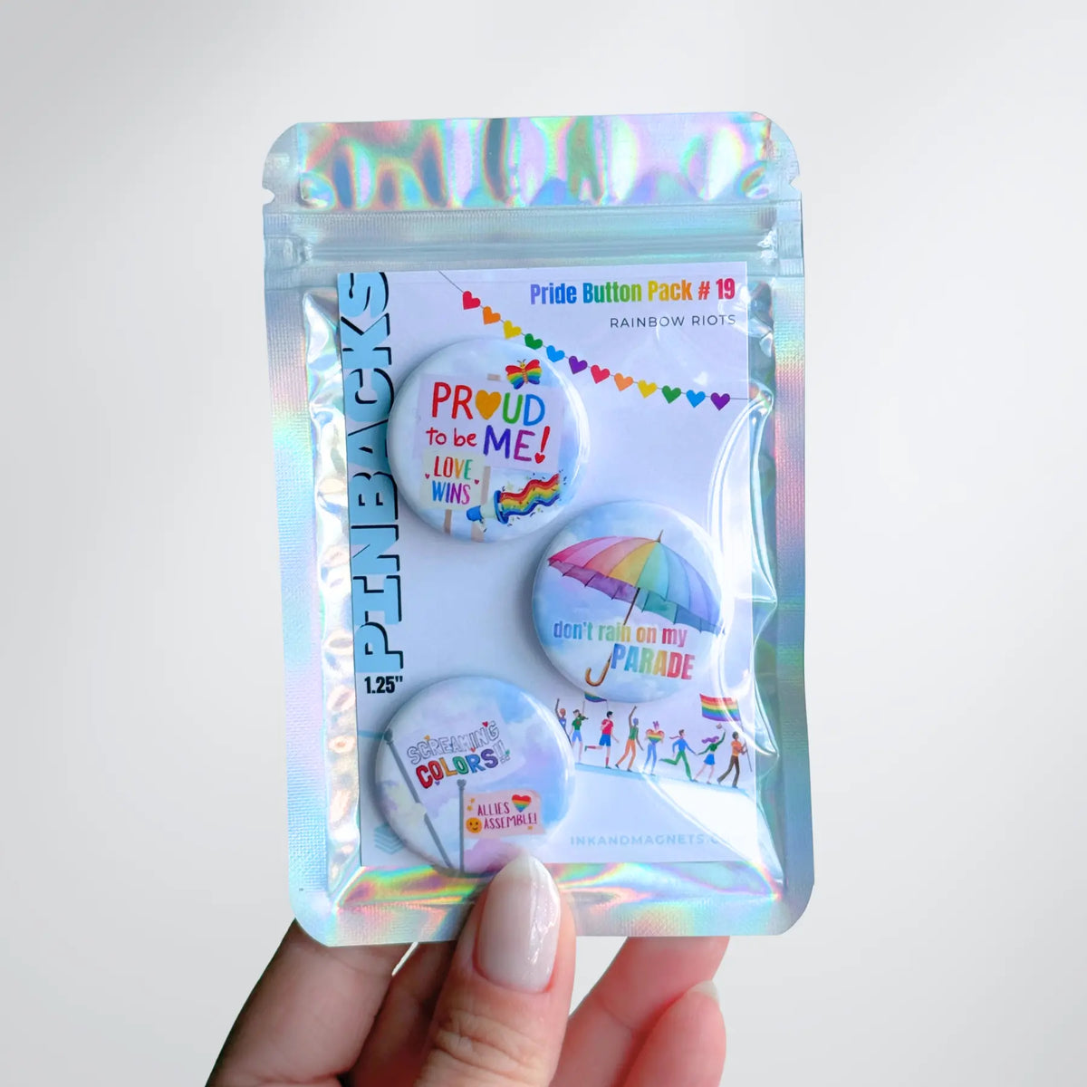Rainbow Pride Button Pack #19 [Rainbow Riots]