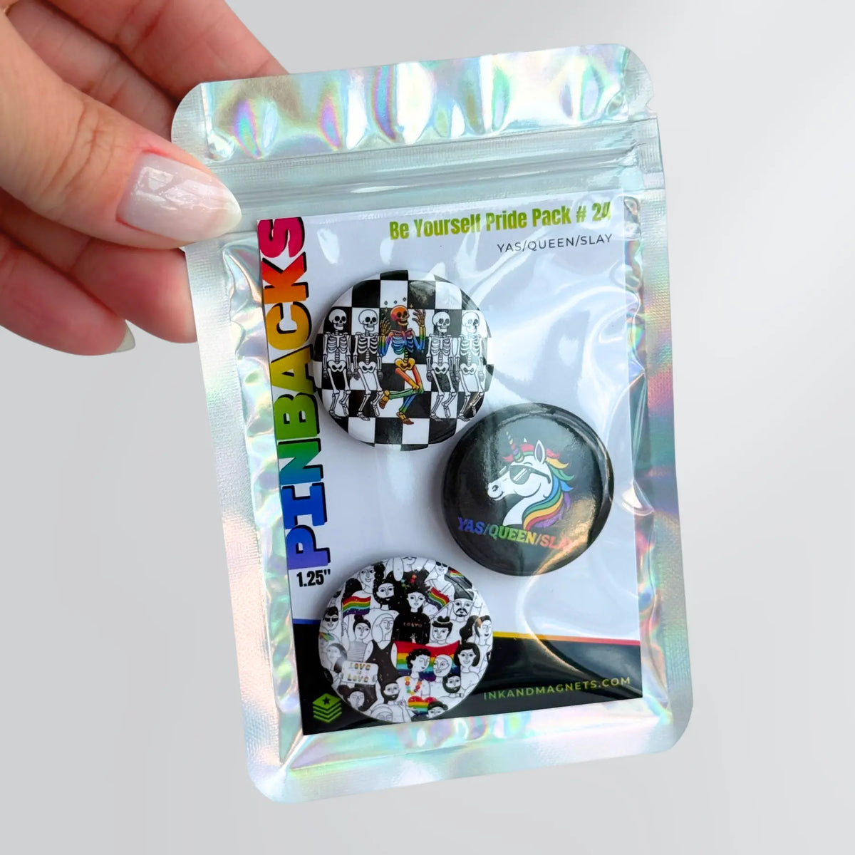Queer Pride Button Pack #24 [Be Yourself]