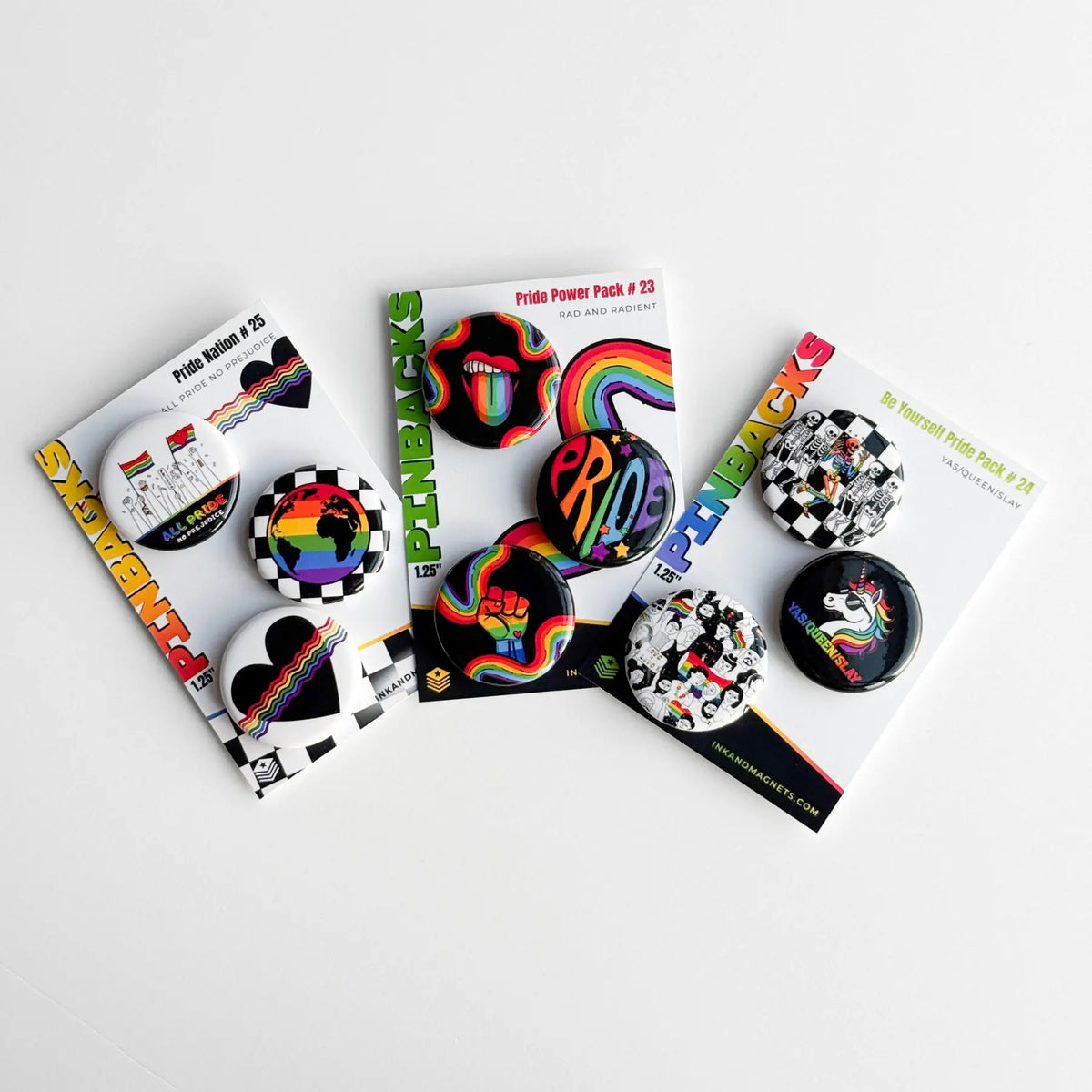 LGBTQ Pride Button Pack #25 [Pride Nation]