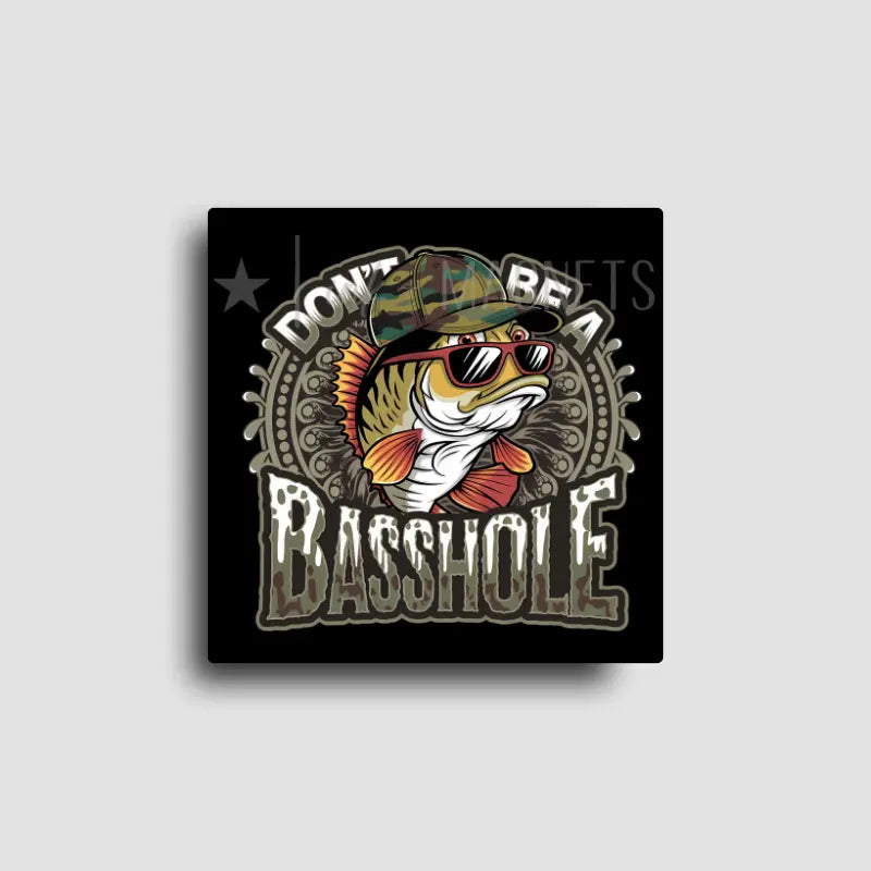 Bass Attitude | Funny Fishing Novelty Magnet