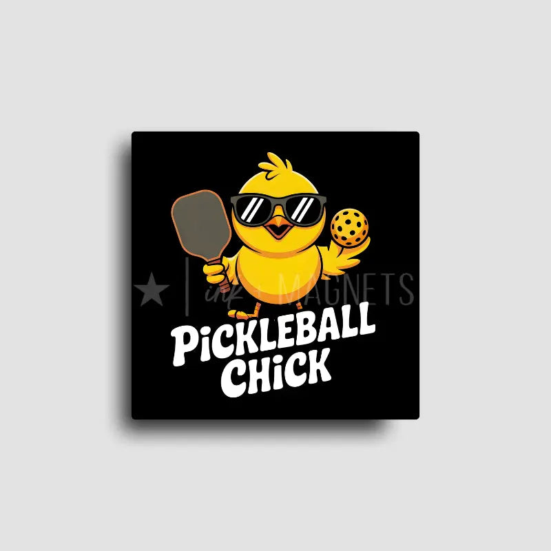 Pickleball Chick | Funny Sports Magnet