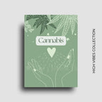 Cannabis love novelty fridge magnet.