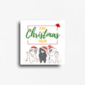 This novelty fridge magnet is so cute and funny perfect for holiday decor for cat lovers. 