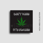 classic dont panic its organic cannabis culture fridge magnet for novelty decor