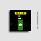 Cannabis friendly novelty fridge magnet for stoners or retail sales. 