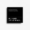 Unfiltered and funny novelty fridge magnet reminding you, you don't have to be everyone's cup of tea and you can be gasoline instead. Square fridge magnet for gifting or wholesale.