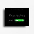 Funny novelty fridge magnet  reminding everyone that even the days of the weekly calendar says 'what the friday" 